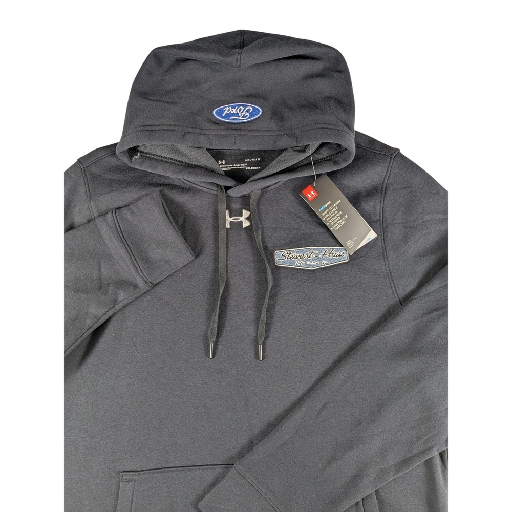 NWT Under Armour Ford‎ Stewart Haas Racing Pullover Hoodie Mens Medium ColdGear